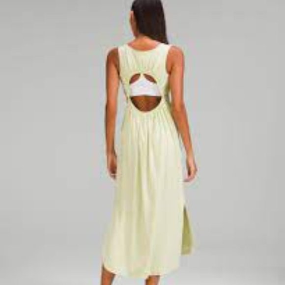 Brand New Lululemon Women's Pima Cotton Open-Back Dress - Picture 14 of 15